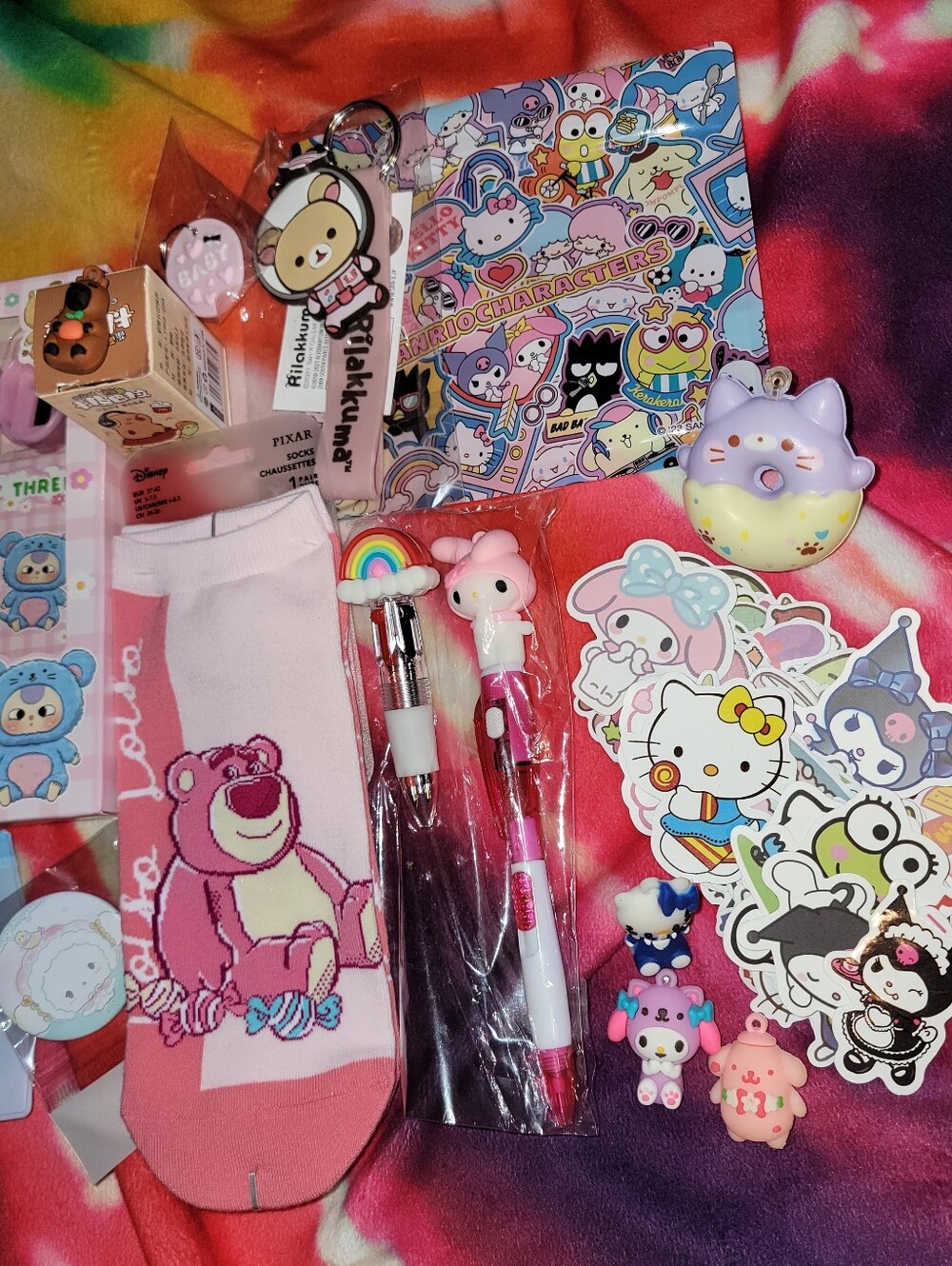 Sanrio & Baby Three Character Stationery Bundle Hello Kitty Disney Capybara - Picture 9 of 9